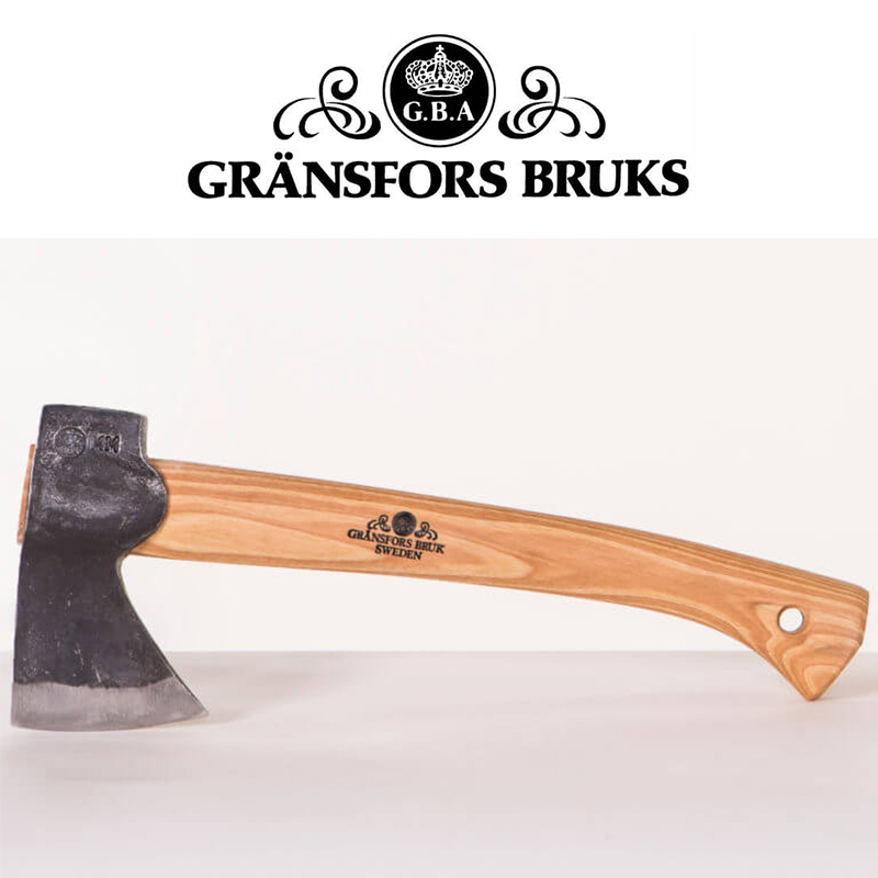 GRÄNSFORS VILDMARKSYXA Lungime: 35 cm Greutate: 0,6 kg