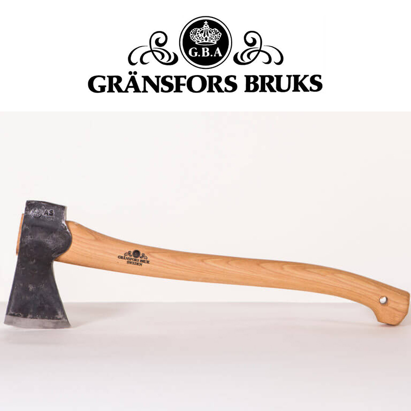 GRÄNSFORS LITEN SKOGSYXA Lungime: 44 cm Greutate: 0,8 kg