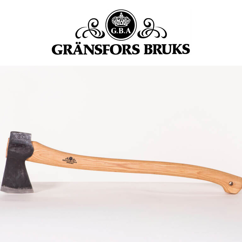 GRÄNSFORS STOR SKOGSYXA Lungime: 50 cm Greutate: 1 kg